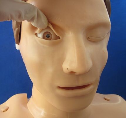 Formation à la RCR électronique sur le buste Manivelle démonstration de soins aux patients avec PVC avancé