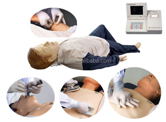 Manivelle pour une formation complète en urgence RCR Intubation défibrillation et injection IV