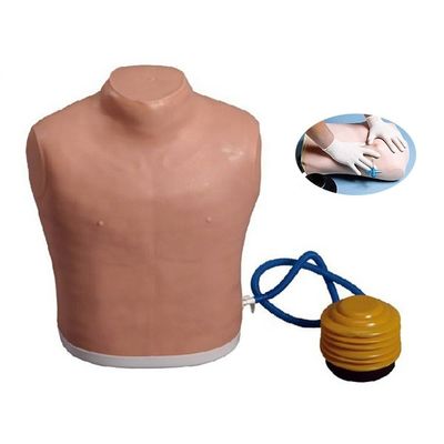 Science médicale Manikine de tube thoracique pour la décompression du pneumothorax