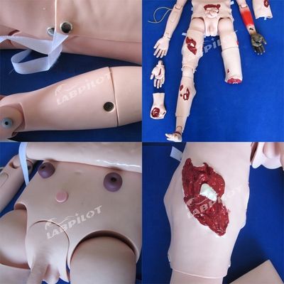 Mannequin infirmier complet pour les soins de traumatismes et la prise en charge des plaies en taille humaine