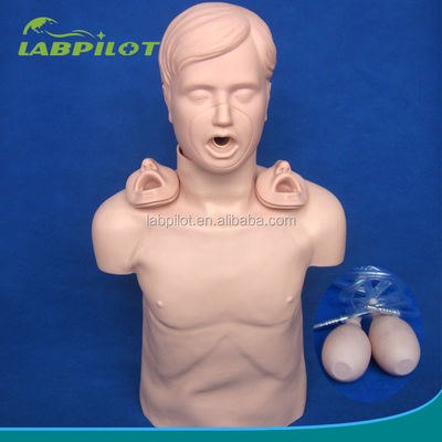Manikine de RCR pour adultes avec ouverture avancée des voies respiratoires et simulation de manœuvre de Heimlich