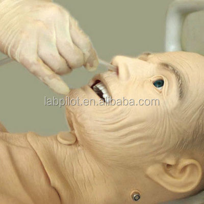 Manivelle de formation aux soins infirmiers pour personnes âgées entièrement fonctionnelle avec fonction de pression artérielle