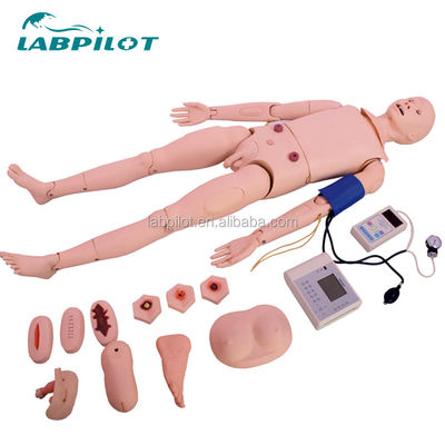 Formation aux compétences en soins infirmiers Manikin avec prise de parole avancée et support logiciel
