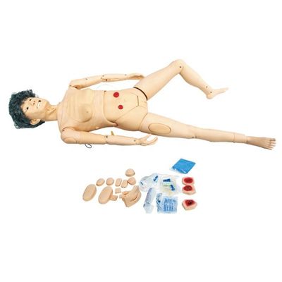 Fonction d'intubation Femme âgée mannequin infirmier pour la formation aux soins de base dans les cliniques