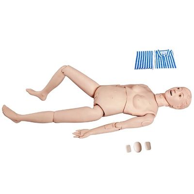 Simulateur de formation de mannequin infirmier féminin de type médical de base avec PVC avancé