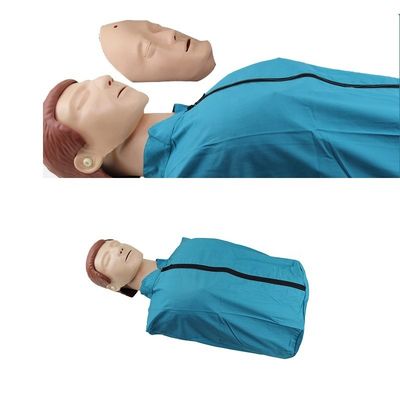 PVC Taille humaine de la moitié du corps CPR Formation mannequin pour la pratique économique de la RCR