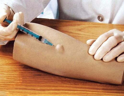 Simulateur de pratique des tests cutanés Taille de vie humaine Injection intradermique Modèle de bras de formation