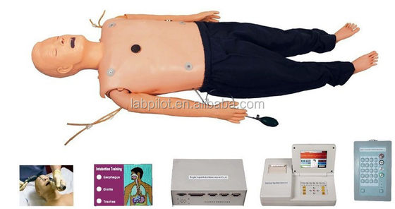 Manikine pour une formation de soutien à la vie avancée CPR AED ECG Intubation Simulateur de premiers secours