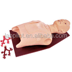 Formation en soins aux patients Simulateur de bronchoscopie médicale et d'intubation avec alarme