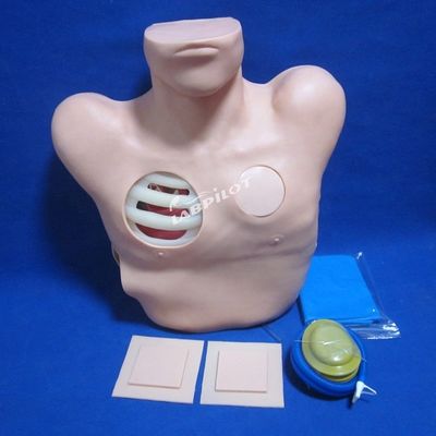 Manikine de décompression du pneumothorax en PVC pour une simulation artificielle de l'hydrothorax