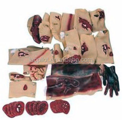 Modèle de formation aux compétences d'urgence Modèle avancé d'évaluation du traumatisme par brûlure du visage en PVC