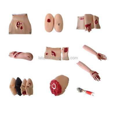 Modèle de formation aux compétences d'urgence Modèle avancé d'évaluation du traumatisme par brûlure du visage en PVC