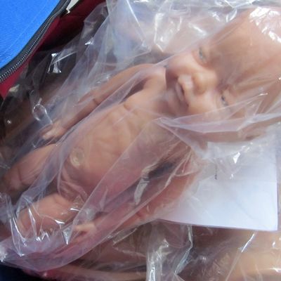 Manivelle pour les manœuvres de Léopold et la formation aux compétences en accouchement dans le cadre du programme infirmière- sage-femme