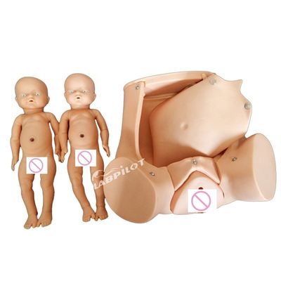 Modèle de femme enceinte et jumeaux poupée pour l'entraînement à l'accouchement
