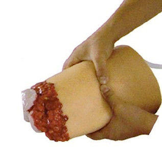 Manivelle pour l' hémostase Modèle de formation de pratique Traumatique Premiers soins Bandage de membre