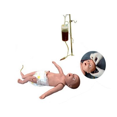 Fonction du tube d'alimentation nasal 2 Enfants Enseignement de soins infirmiers Poupée Vénéticulture Formation mannequin