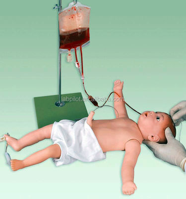 Fonction du tube d'alimentation nasal 2 Enfants Enseignement de soins infirmiers Poupée Vénéticulture Formation mannequin