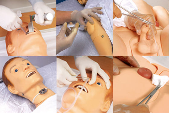 Formation complète en soins infirmiers avec modèle de simulateur de mannequin humain réaliste