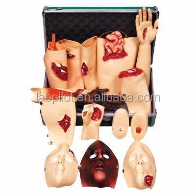 Simulateur de traumatisme pour mannequin d'entraînement blessure par brûlure blessure lacération fracture amputation soins des plaies