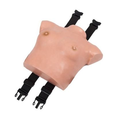 Modèle avancé d'examen du sein portable en PVC pour les compétences gynécologiques