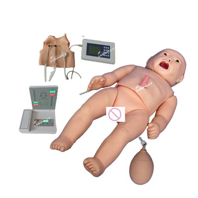 Science médicale Néonatal infirmerie mannequin pour l'intubation Auscultation et RCP formation