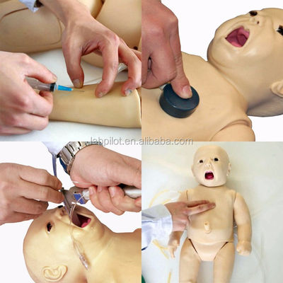 ACLS Néonatal Nursing Manikin Taille de la vie humaine Sujet pour l'enseignement des sciences médicales