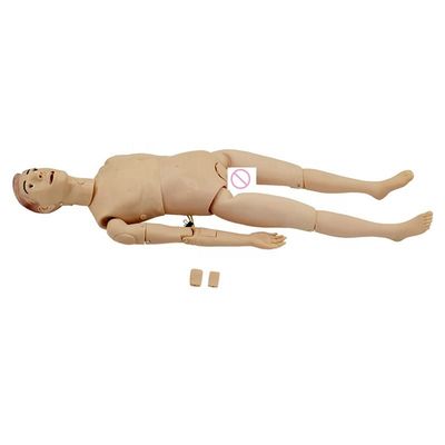 Flexible mannequin de formation infirmière masculine pour l'enseignement clinique poupée de base de soins aux patients