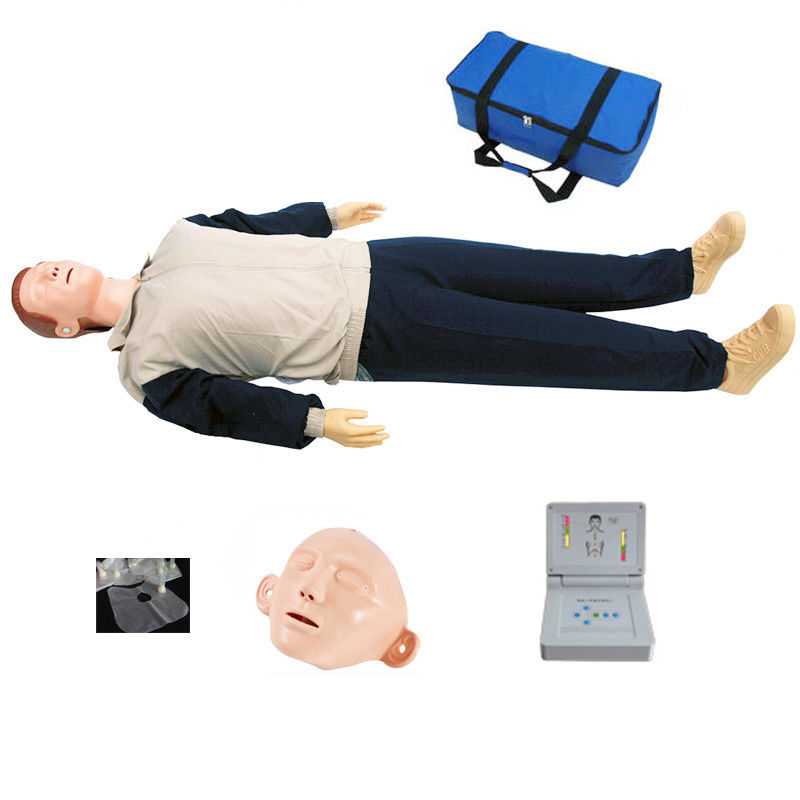 Taille humaine électronique de formation de RCR complet du corps mannequin avec moniteur de promotion de la voix