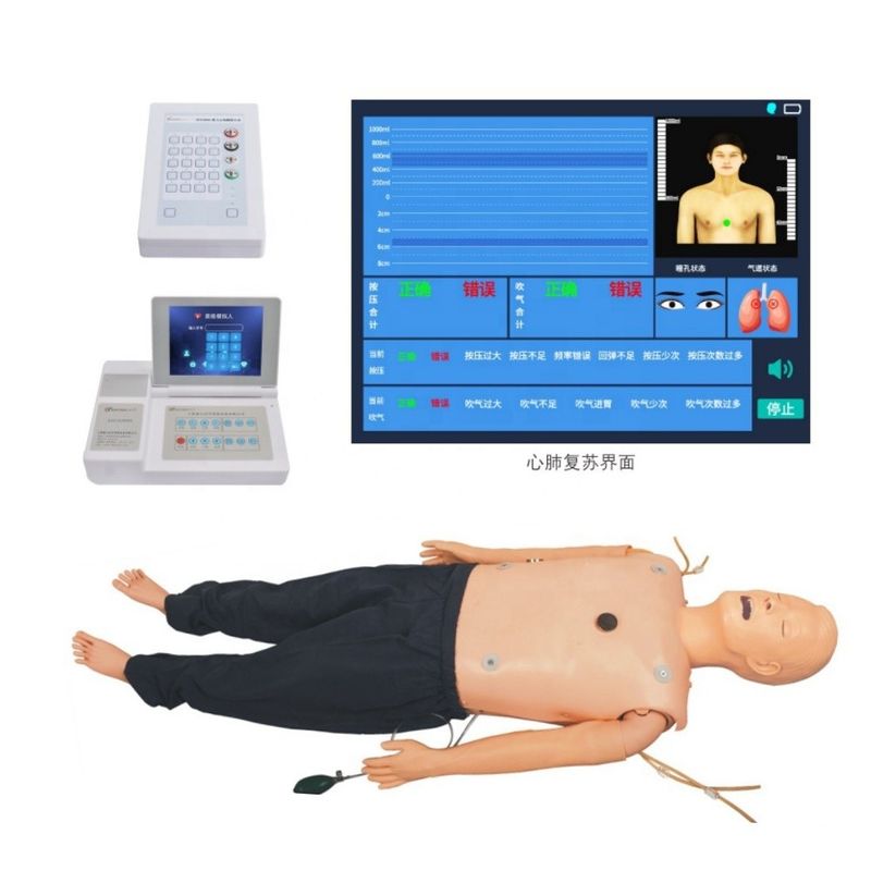Manikine de soutien à la vie avancée pour les compétences d'urgence complètes et l'élément d'enseignement ECG
