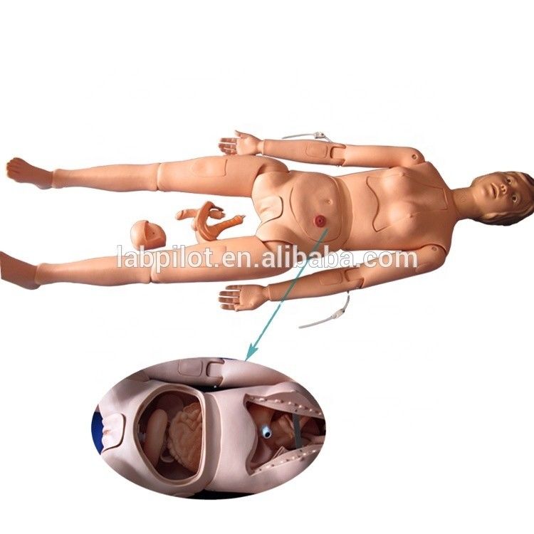 Taille humaine mannequin infirmier pour patients démonstration de soins corps entier Femme