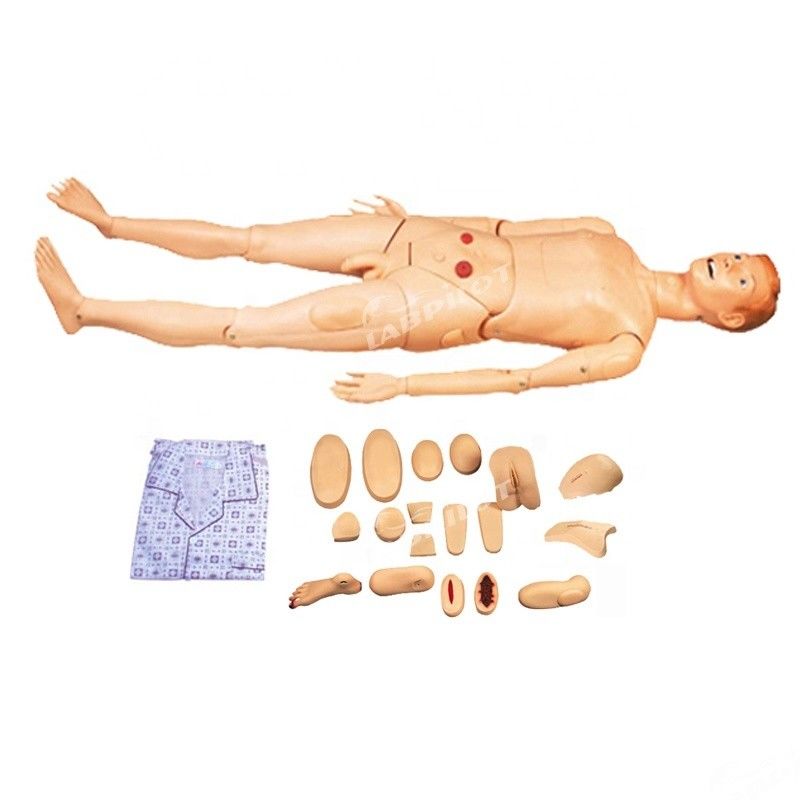Catégories Pratique complète de soins infirmiers Simulateur multifonctionnel de patient masculin
