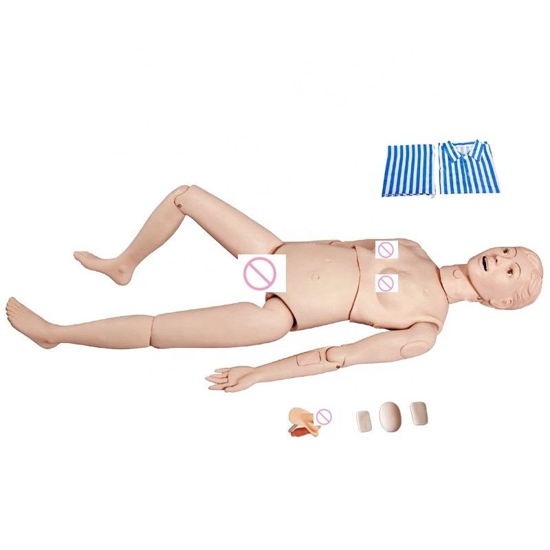Simulateur de formation de mannequin infirmier féminin de type médical de base avec PVC avancé