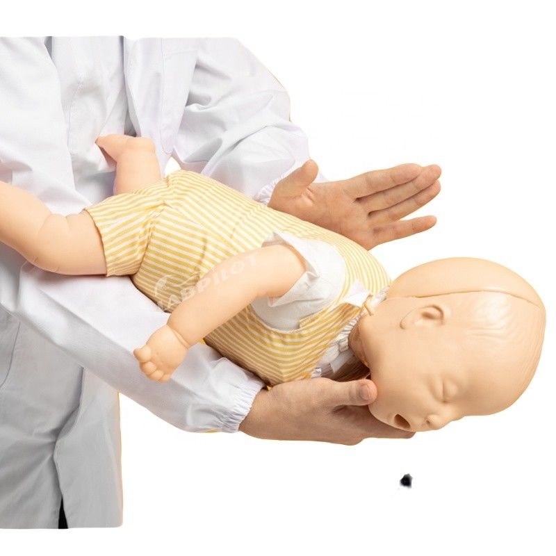 Manœuvre de Heimlich pour nourrissons, mannequin d'asphyxie, taille humaine, démonstration de RCR pour bébés